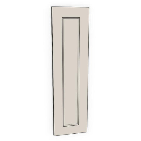 200mm Cabinet Door (197x717mm) - French Shaker - Painted (2Pac Poly), line drawing