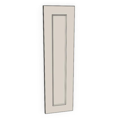 200mm Cabinet Door (197x717mm) - French Shaker - Unpainted (Raw), line drawing
