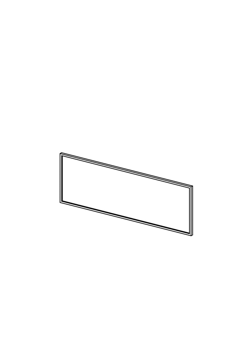 60x20 Drawer - Slim Shaker - Painted (2Pac Poly) - METOD, line drawing