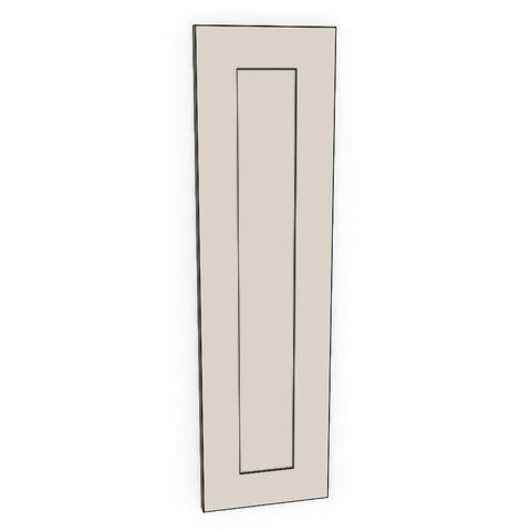 200mm Cabinet Door (197x717mm) - Midi Shaker - Unpainted (Raw), line drawing