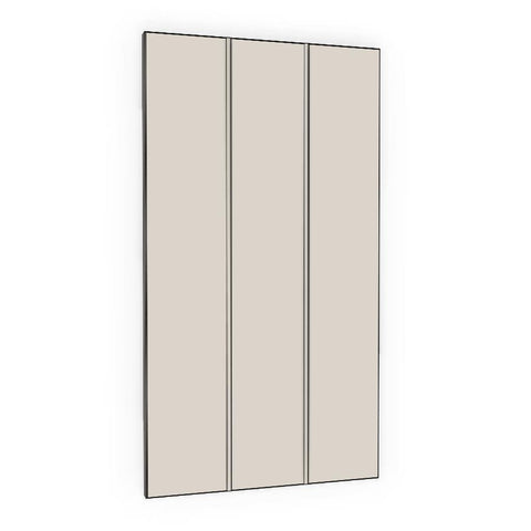 300mm Medium Cabinet Door (297x547mm) - Coastal - Unpainted (Raw), line drawing