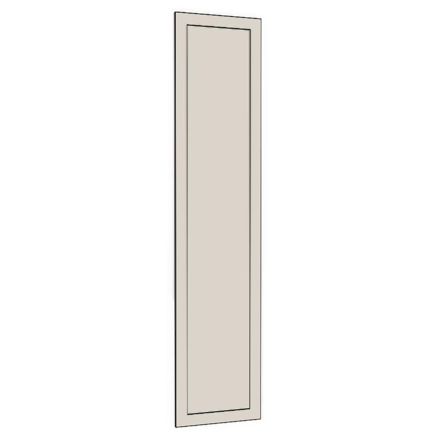 450mm Tall Pantry Door (447x2200mm) - Shaker - Unpainted (Raw), line drawing