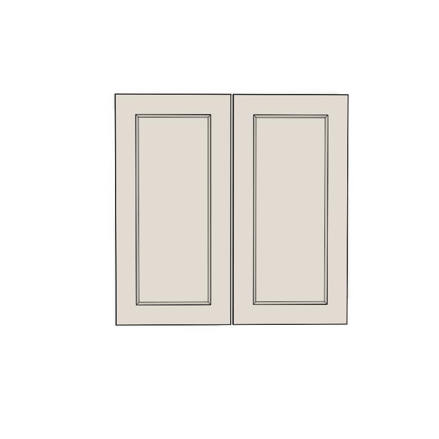 600mm Rangehood Cabinet Doors (2pk) - French Shaker - Unpainted (Raw) - KABOODLE