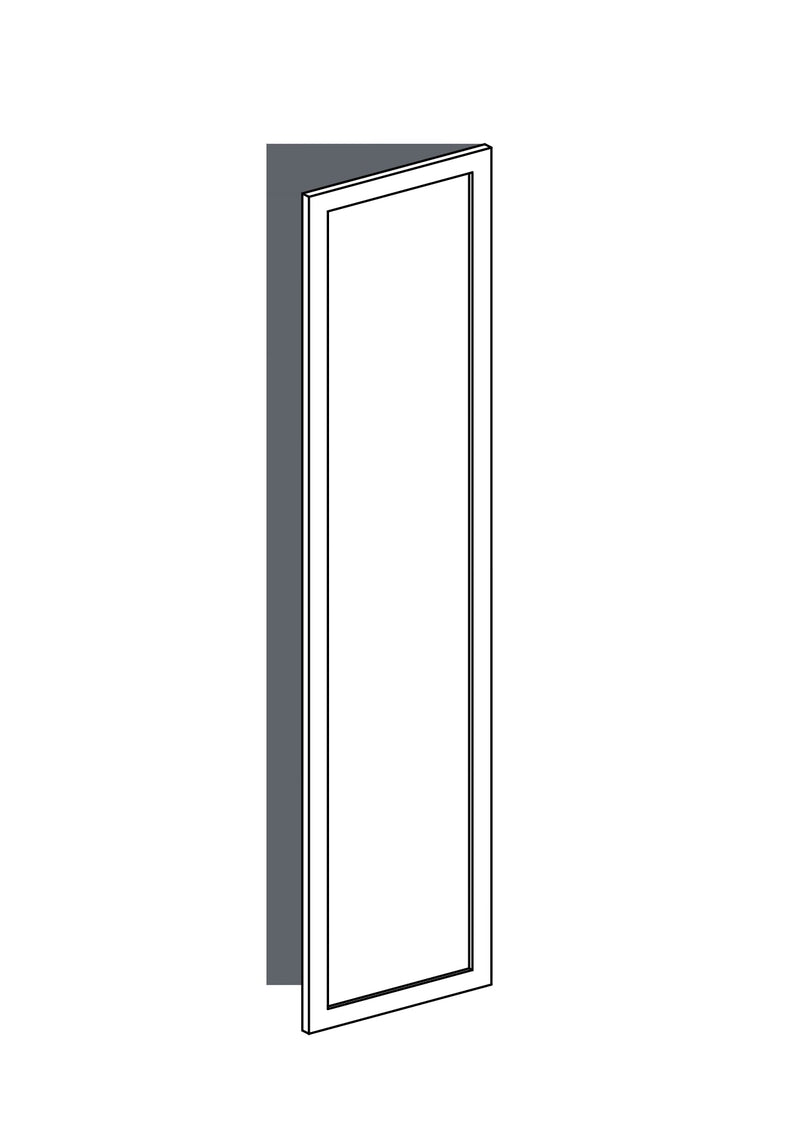 50x200 - Right Hung -  Shaker - Painted (2Pac Poly) - PAX, line drawing