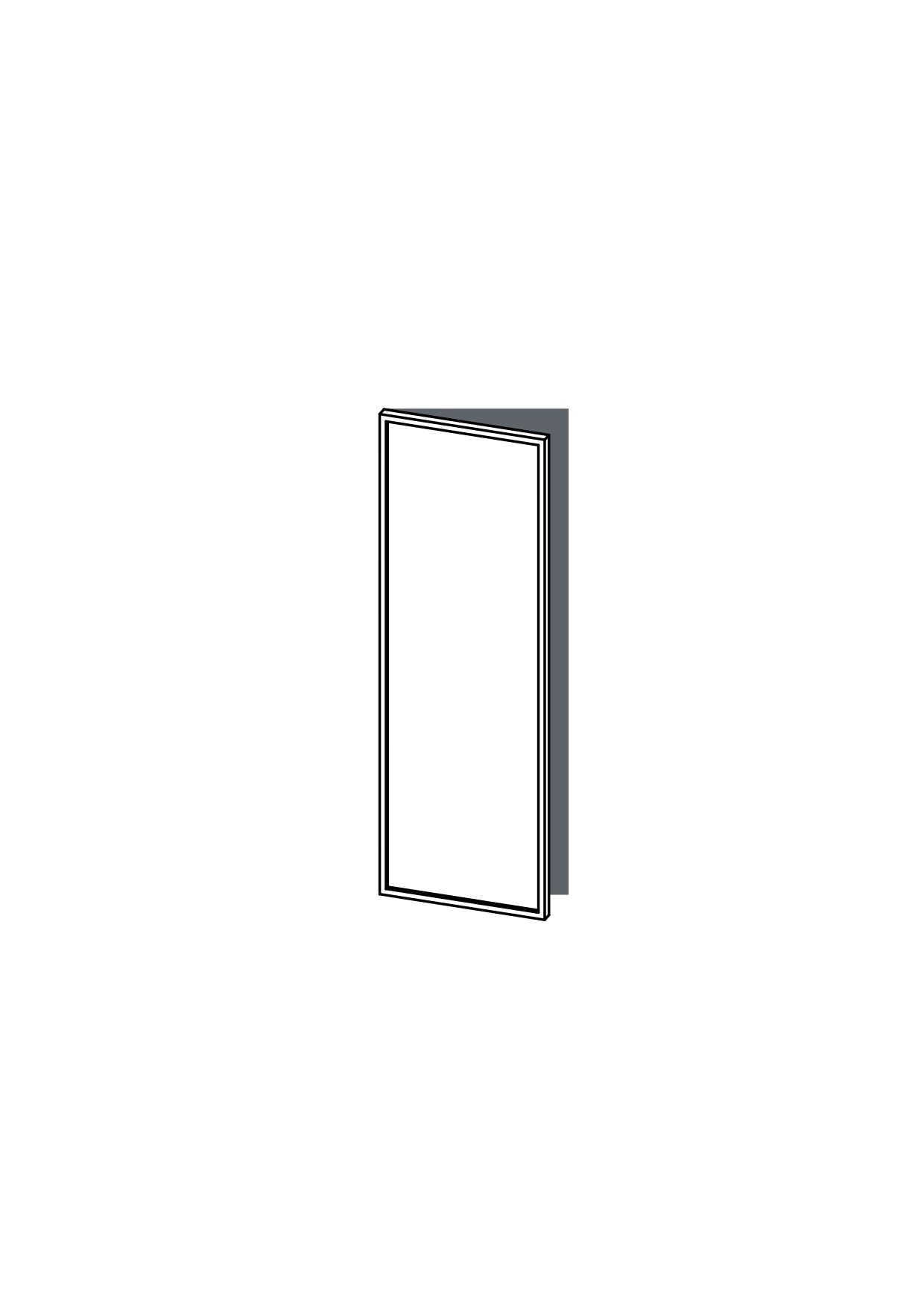 40x120 - Left Hung - Slim Shaker - NAVURBAN - METOD