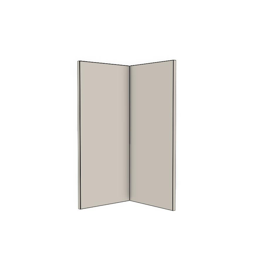Corner Base Cabinet Doors (2pk) - Plain - Painted (2Pac Poly) - KABOODLE
