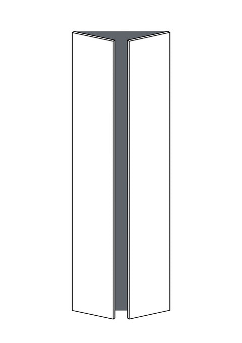 37x235 - Pair - Polytec Decorative 16mm - PAX - (To Fit 75cm PAX Frame), line drawing