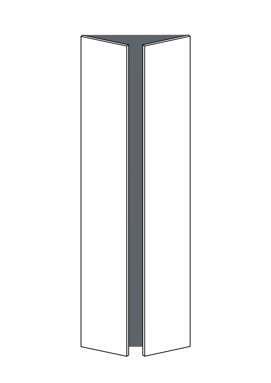 37x235 - Pair - Polytec Melamine 16mm - PAX - (To Fit 75cm PAX Frame)