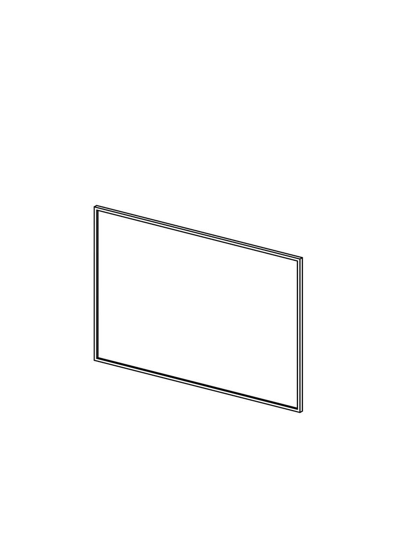 60x40 Drawer - Slim Shaker - Painted (2Pac Poly) - METOD, line drawing