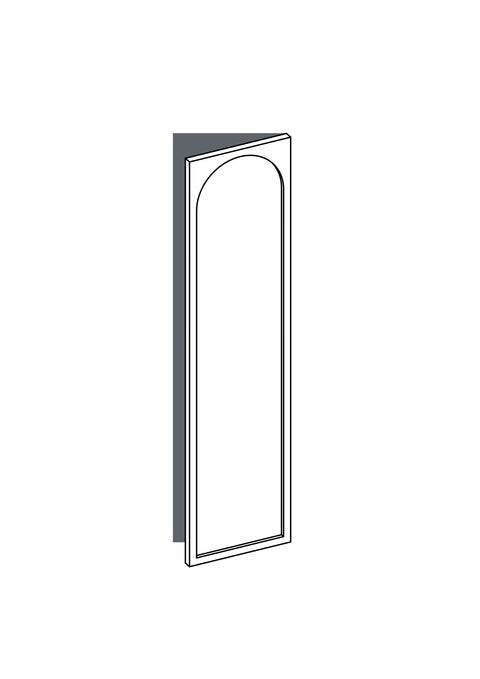 50x200 - Right Hung - Arch - Unpainted (Raw) - PAX, line drawing