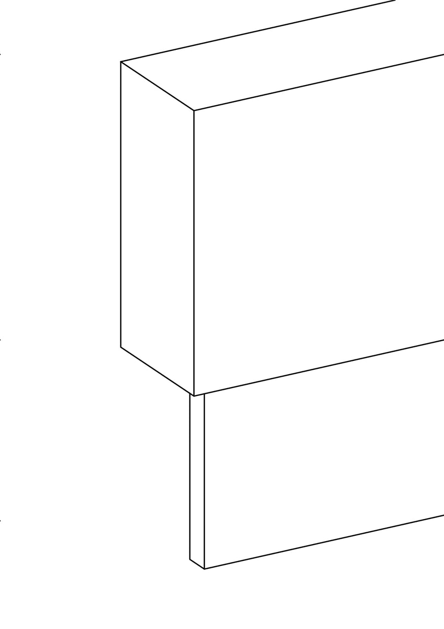8x240 - Plinth - Polytec - METOD — made to fit METOD