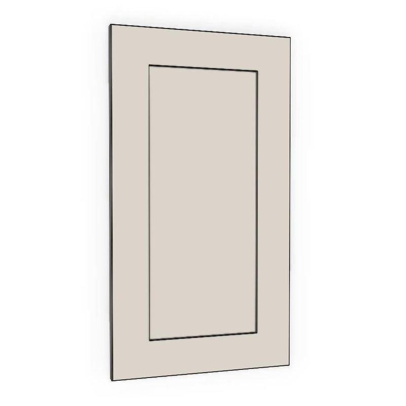 300mm Medium Cabinet Door (297x547mm) - Midi Shaker - Painted (2Pac Poly), line drawing