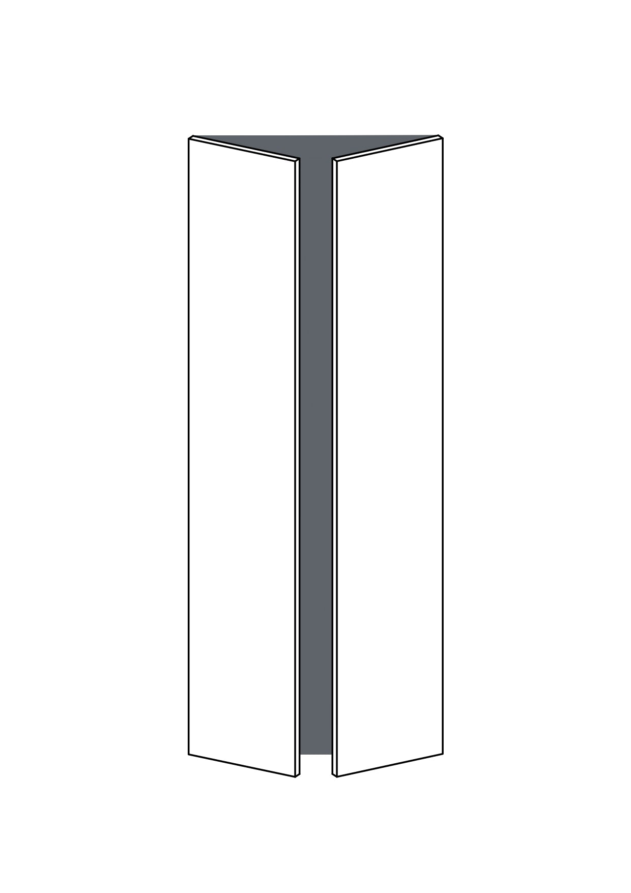 60x192 - Door - Laminex - BESTA — made to fit BESTA