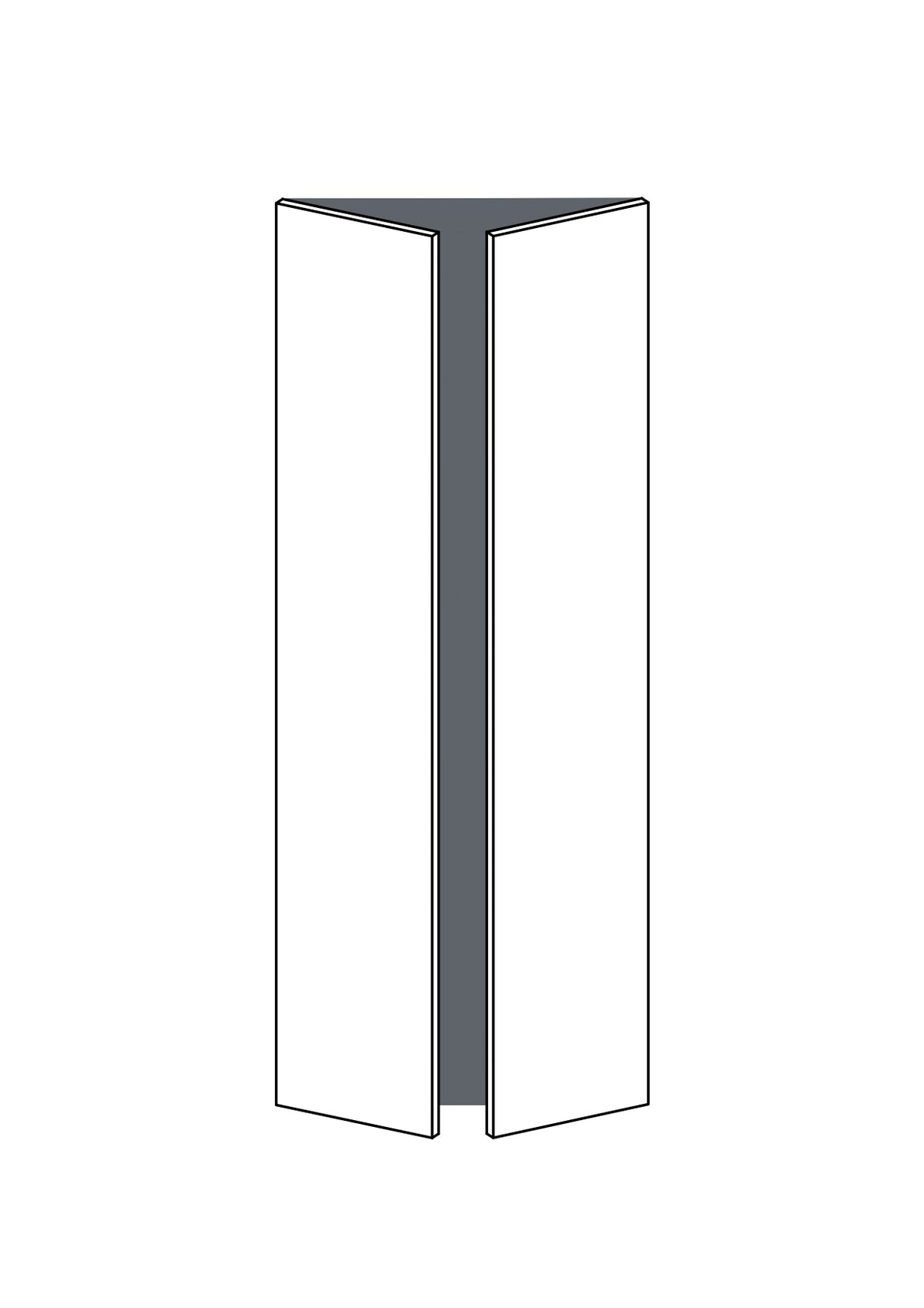 37x200 - Pair - Woodgrain - PAX - (To Fit 75cm PAX Frame), line drawing