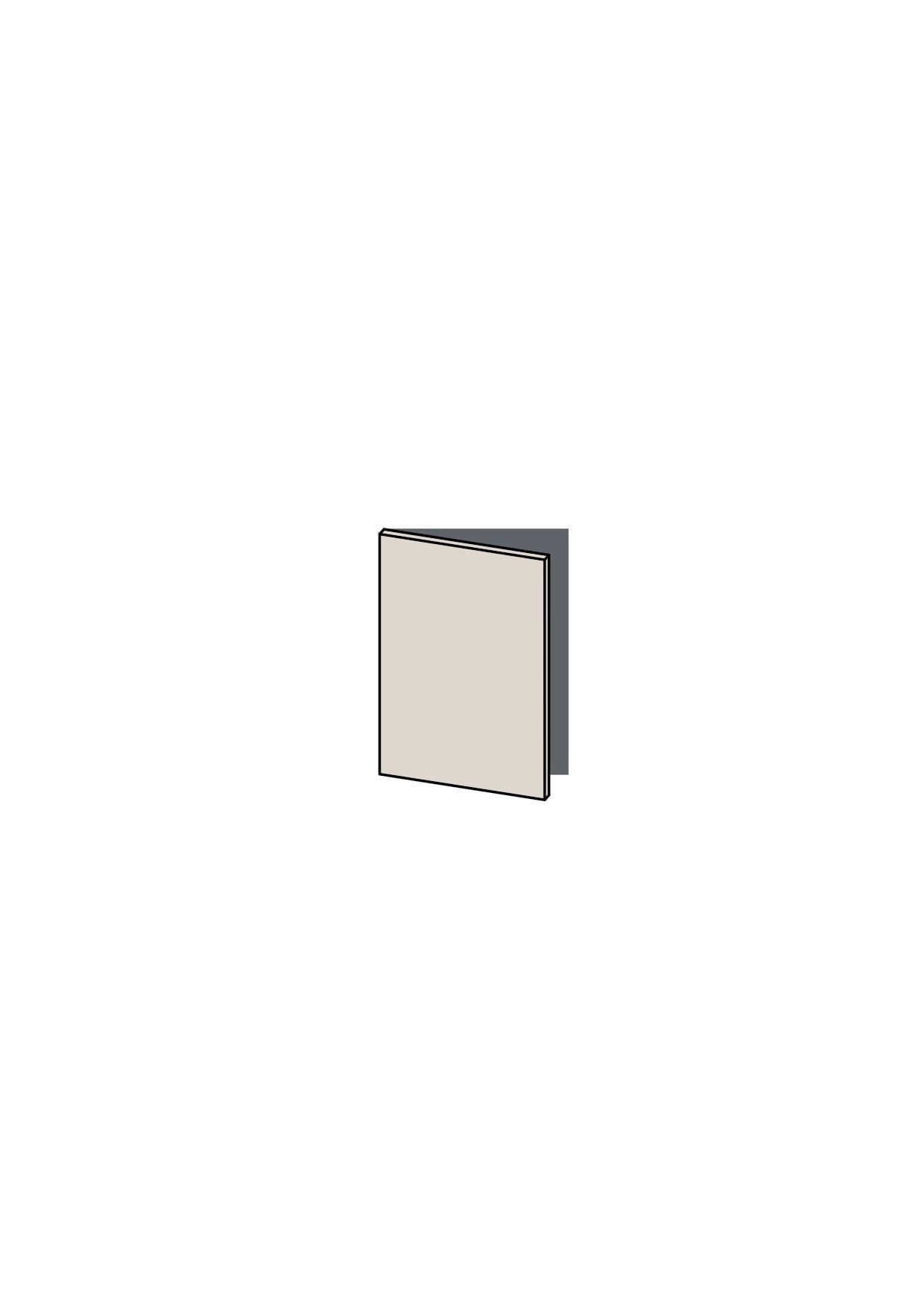 400mm Cabinet Door (397x717mm) - Left Hung (Overhang) - Polytec - BUNNINGS — made to fit BUNNINGS