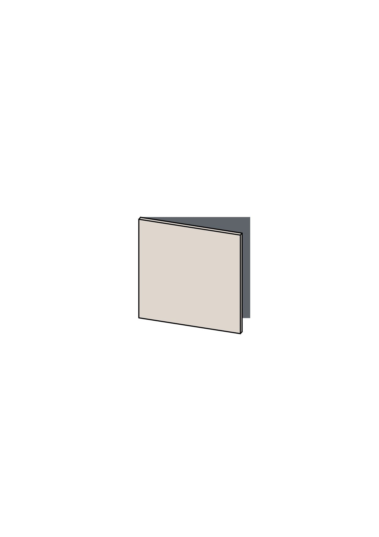 600mm Cabinet Door (597x717mm) - Left Hung (Overhang) - Polytec - BUNNINGS — made to fit BUNNINGS